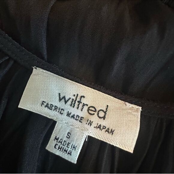 Aritzia Wilfred Relaxed Fit Dress pullover Black Mini Size - Picture 4 of 10